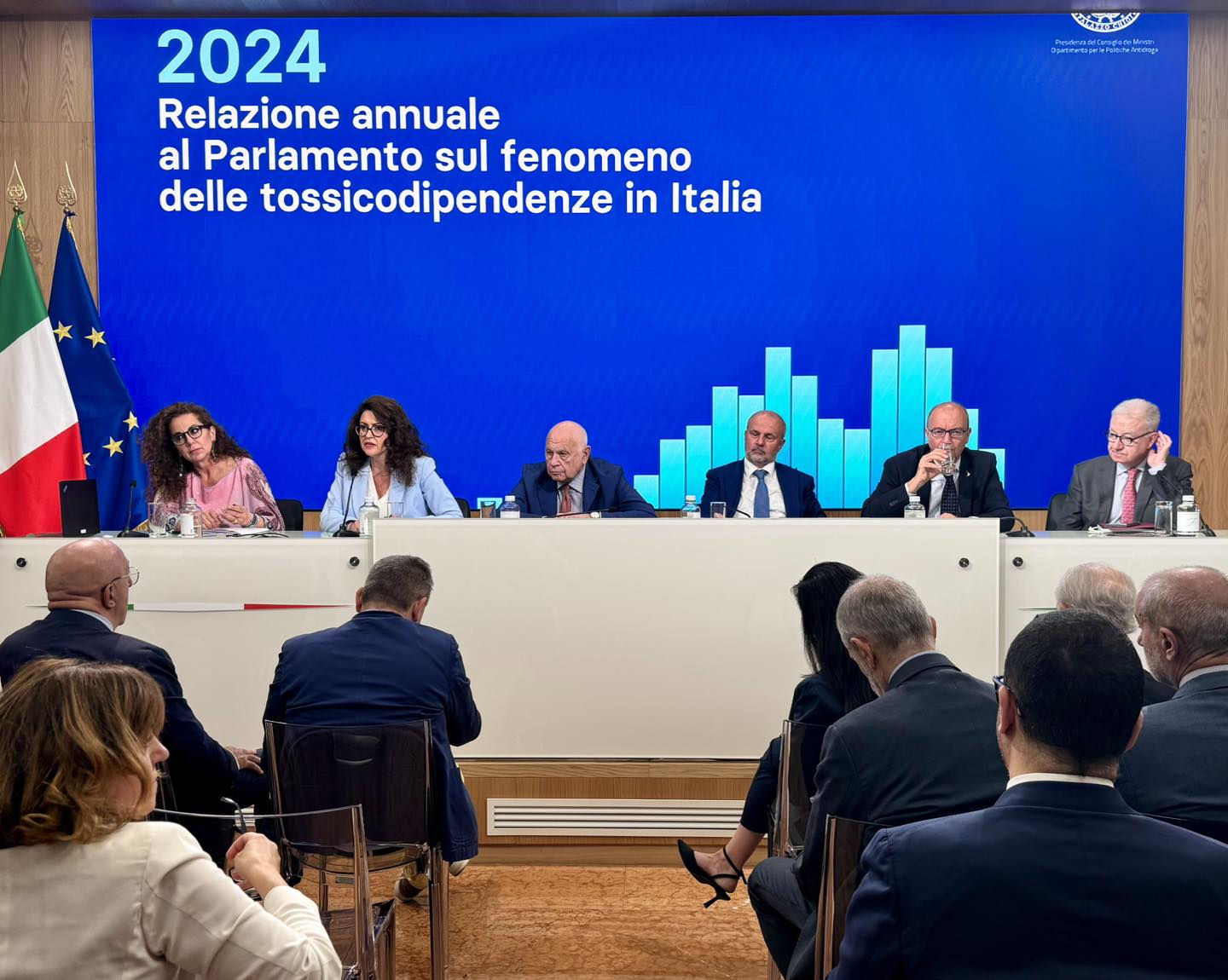 Conferenza Relazione su tossicodipendenze in Italia 2024